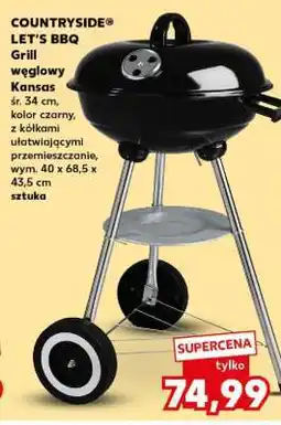 Kaufland COUNTRYSIDE LET’S BBQ Grill węglowy Kansas oferta