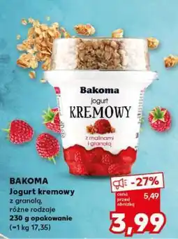 Kaufland BAKOMA Jogurt kremowy oferta