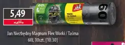 DUO-TES Jan niezbędny magnum flex worki/taśma 60 l oferta