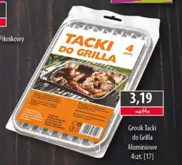 DUO-TES Grosik Tacki do Grilla Aluminiowe oferta