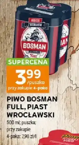Stokrotka Piwo bosman full, piast wrocławski oferta