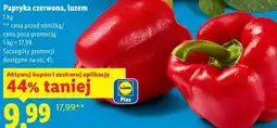 Lidl Papryka czerwona, luzem oferta