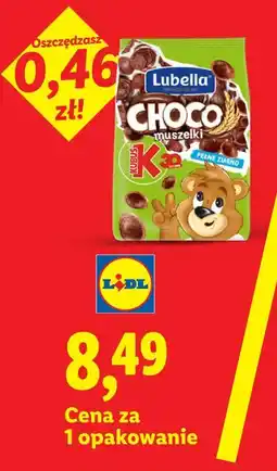 Lidl Płatki śniadaniowe Choco Muszelki Lubella/Kubuś oferta