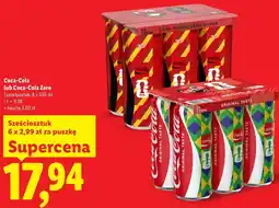 Lidl Coca-Cola lub Coca-Cola Zero oferta