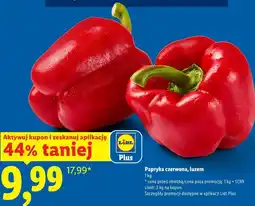 Lidl Papryka czerwona, luzem oferta