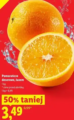 Lidl Pomarańcze deserowe, luzem oferta