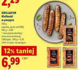 Lidl Kiełbaski w posypce oferta