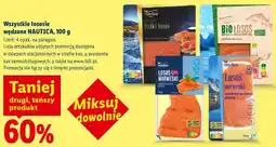 Lidl Wszystkie łososie wędzone NAUTICA oferta
