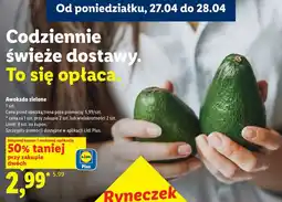Lidl Awokado zielone oferta