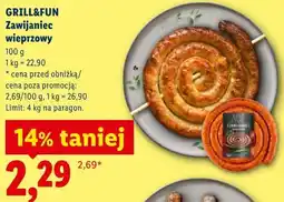 Lidl Zawijaniec wieprzowy oferta