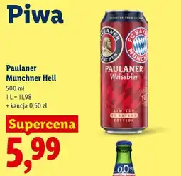 Lidl Paulaner Munchner Hell oferta