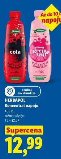 Lidl HERBAPOL Koncentrat napoju oferta