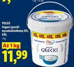 Lidl PILOS Jogurt grecki wysokobiałkowy 0%, XXL oferta