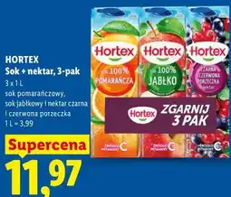 Lidl Sok + nektar, 3-pak oferta
