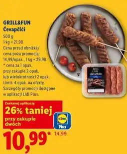 Lidl GRILL&FUN Ćevapčići oferta