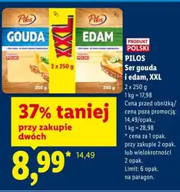 Lidl Ser gouda i edam, XXL oferta