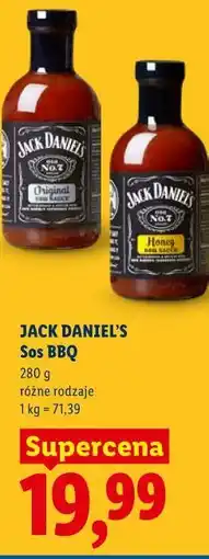 Lidl JACK DANIEL'S Sos BBQ oferta