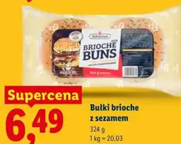 Lidl Bułki brioche z sezamem oferta