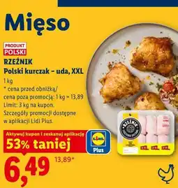 Lidl RZEŹNIK Polski kurczak - uda, XXL oferta