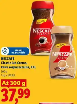 Lidl Classic lub Crema, kawa rozpuszczalna, XXL NESCAFÉ oferta