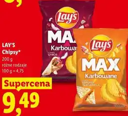 Lidl Chipsy * LAY'S oferta