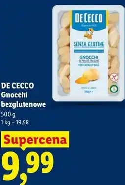 Lidl DE CECCO Gnocchi bezglutenowe oferta