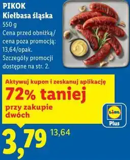 Lidl Kiełbasa śląska oferta
