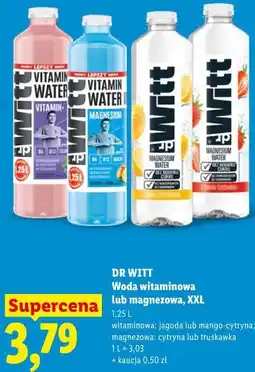 Lidl Woda witaminowa lub magnezowa, XXL DR WITT oferta