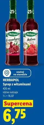 Lidl HERBAPOL Syrop z witaminami oferta