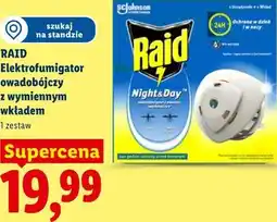 Lidl RAID Elektrofumigator owadobójczy z wymiennym wkładem oferta