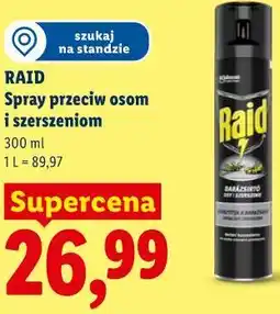 Lidl RAID Spray przeciw osom i szerszeniom oferta