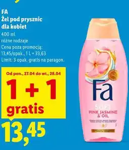 Lidl FA Żel pod prysznic dla kobiet oferta