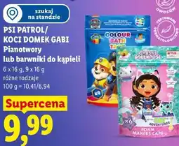 Lidl Pianotwory lub barwniki do kąpieli oferta