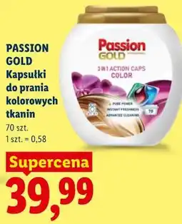 Lidl PASSION GOLD Kapsułki do prania kolorowych tkanin oferta