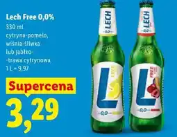 Lidl Lech Free 0,0% cytryna-pomelo, wiśnia-śliwka lub jabłko-trawa cytrynowa oferta