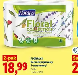 Lidl Ręcznik papierowy 3-warstwowy* 2 rolki oferta