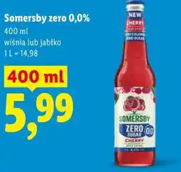Lidl Somersby zero 0,0% wiśnia lub jabłko oferta