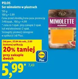 Lidl Ser mimolette w plastrach oferta