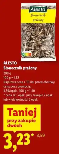 Lidl ALESTO Słonecznik prażony oferta