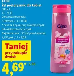 Lidl CIEN Żel pod prysznic dla kobiet oferta