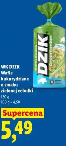 Lidl WK DZIK Wafle kukurydziane o smaku zielonej cebulki oferta