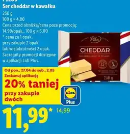 Lidl Ser cheddar w kawałku oferta