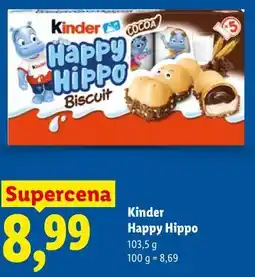 Lidl Kinder Happy Hippo oferta