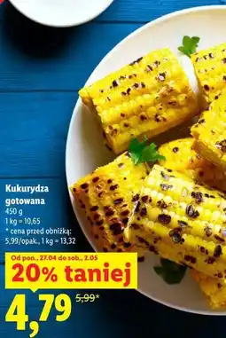 Lidl Kukurydza gotowana oferta