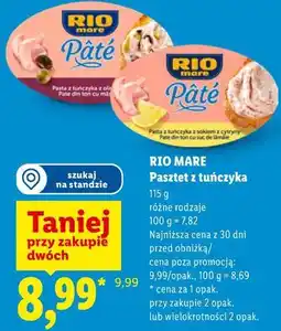 Lidl RIO MARE Pasztet z tuńczyka oferta