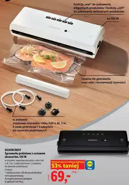 Lidl Zgrzewarka próżniowa z zestawem akcesoriów, 130 W oferta