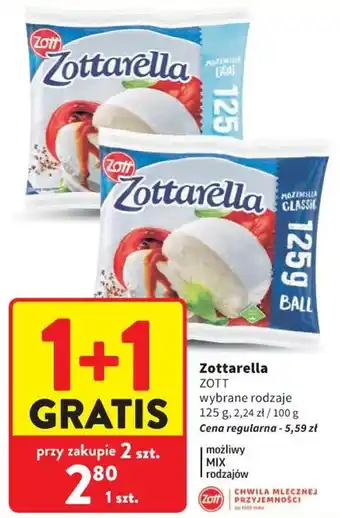 Zottarella ZOTT wybrane rodzaje