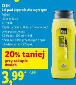 Lidl CIEN Żel pod prysznic dla mężczyzn oferta