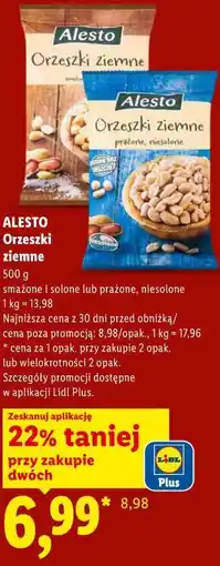 Lidl ALESTO Orzeszki ziemne oferta