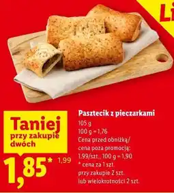 Lidl Pasztecik z pieczarkami oferta
